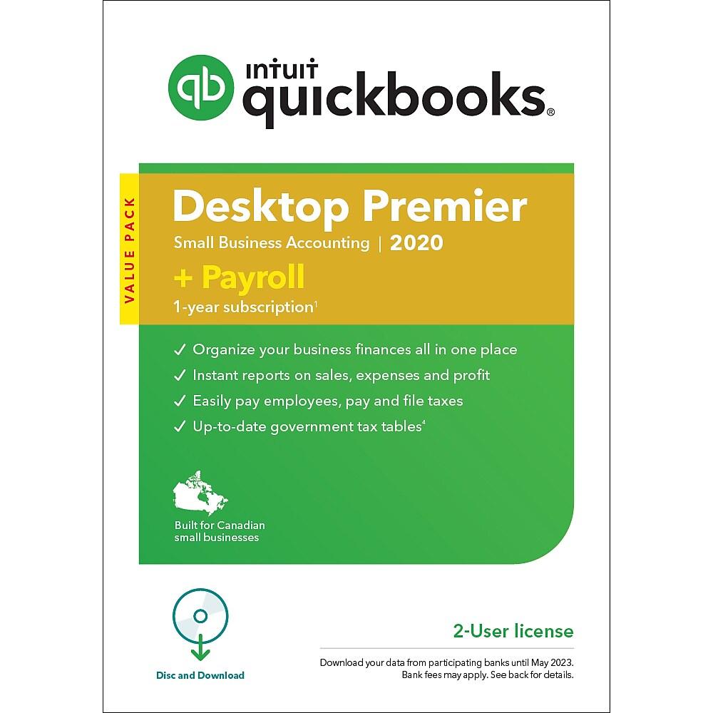 Intuit Desktop Premier Payroll 2020